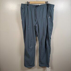 L.L.Bean Multisport Lined Pants Mens Size XXL Blue Performance Hiking Athletic